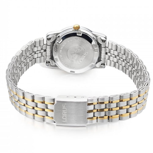 Lorus Ladies Two-Tone Classic Bracelet 50m Bracelet Watch RRX30HX9