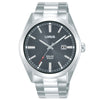 Lorus Gents Grey Dial Stainless Steel Solar Powered Watch RX333AX9