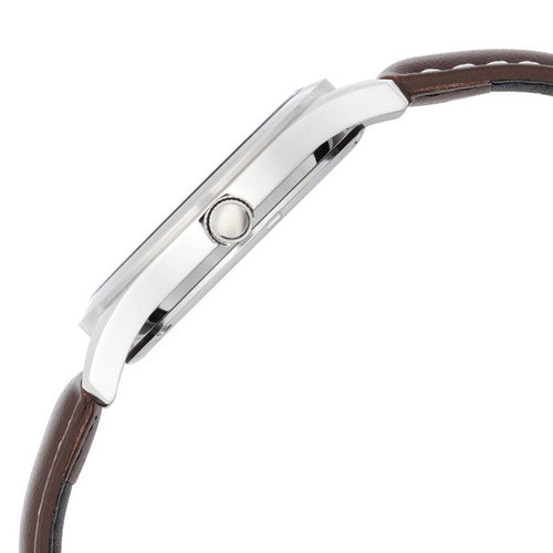 Loura Gents Blue Dial Brown Strap Watch RXN81DX9