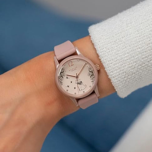 Radley Ladies Pink Silicone Strap Quartz Watch RY21284