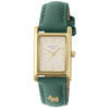 Radley Ladies Hanley Close Rectangle Green Leather Strap Watch RY21722