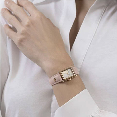 Radley Ladies Rose Gold Rectangle Mother Of Pearl Dial Quartz Watch RY21724