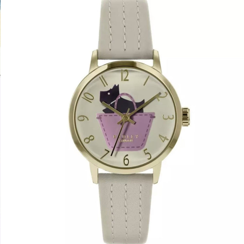 Radley Border Cream Leather Strap Watch RY2288S