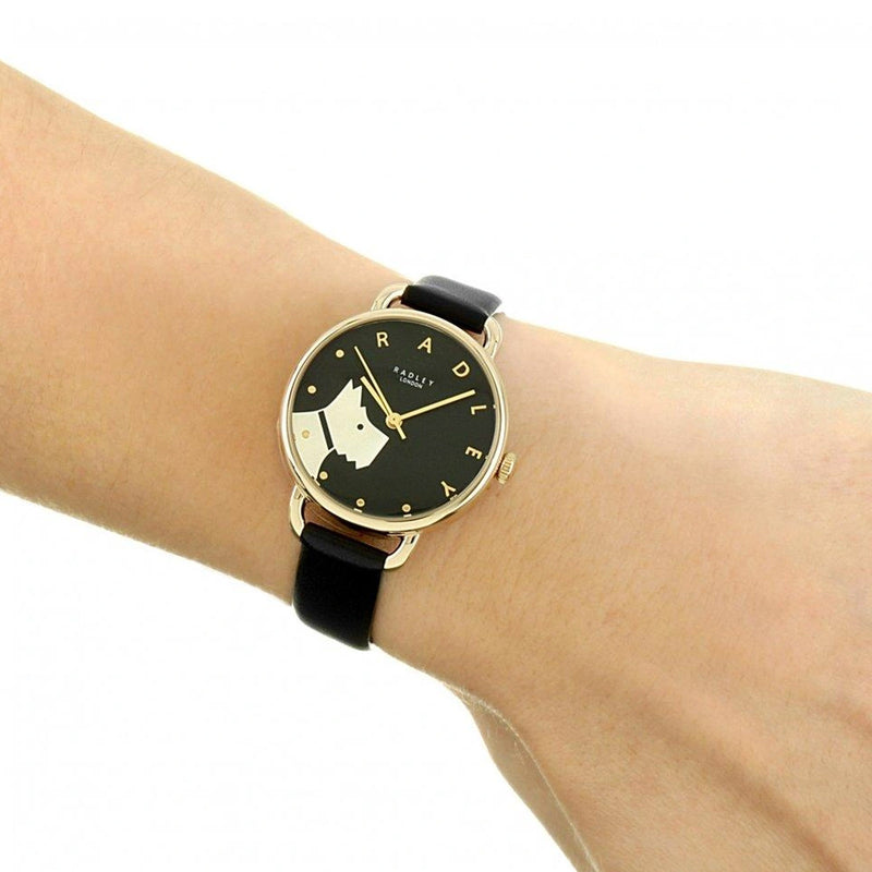 Radley Ladies Wood Street Black Dial Watch RY2876A
