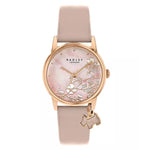 Radley Botanical Floral Ladies Light Pink Leather Strap Watch RY2884