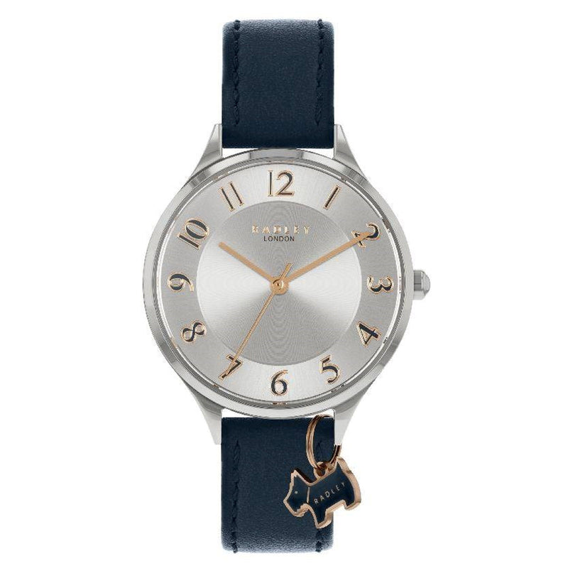 Radley Ladies Navy Leather Strap Quartz Watch RY2965