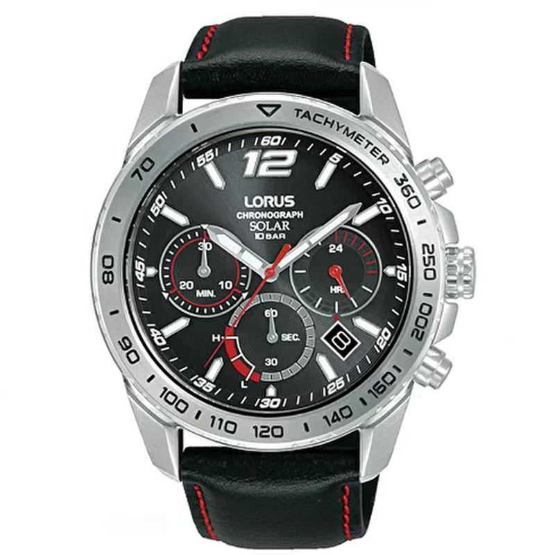 Lorus Gents Solar Powered Sports Chronograph Watch RZ515AX9