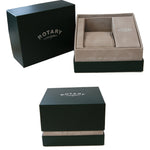 Rotary Ladies Ultra Slim Black Leather Strap Watch LS08013/03