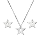 Hot Diamonds Sterling Silver Amulets Star Earring & Pendant Set SS132