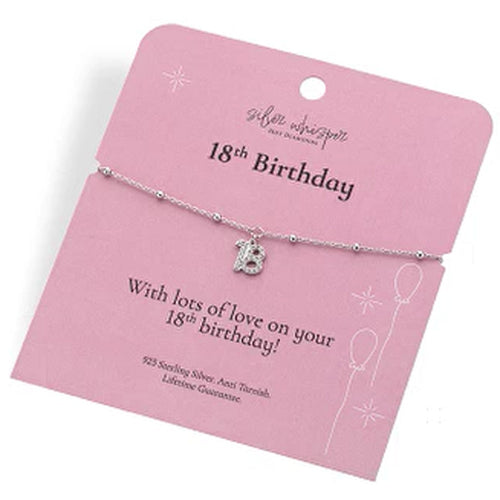 Hot Diamond Silver Whisper18th Bracelet