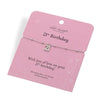 Hot Diamonds Silver Whisper 21st Bracelet