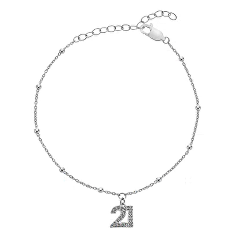 Hot Diamonds Silver Whisper 21st Bracelet