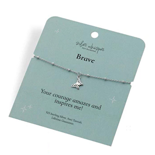 Hot Diamonds Silver Whisper Brave Bracelet