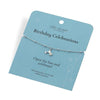 Hot Diamonds Silver Whisper Happy Birthday Bracelet