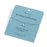 Hot Diamonds Silver Whisper Happy Birthday Bracelet