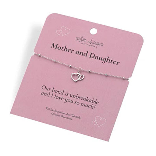 Hot Diamonds Silver Whisper Mother and Daughter Bracelet