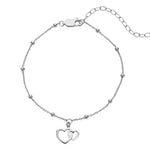Hot Diamonds Silver Whisper Mother and Daughter Bracelet