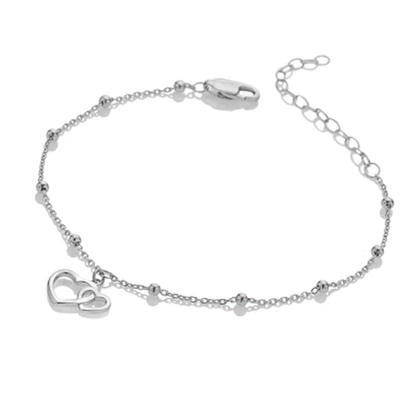 Hot Diamonds Silver Whisper Mother and Daughter Bracelet