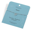 Hot Diamonds Silver Whisper Sister Bracelet