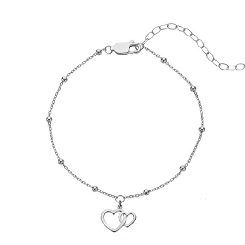 Hot Diamonds Silver Whisper Sister Bracelet