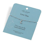 Hot Diamonds Silver Whisper Love You To The Moon and Back Bracelet