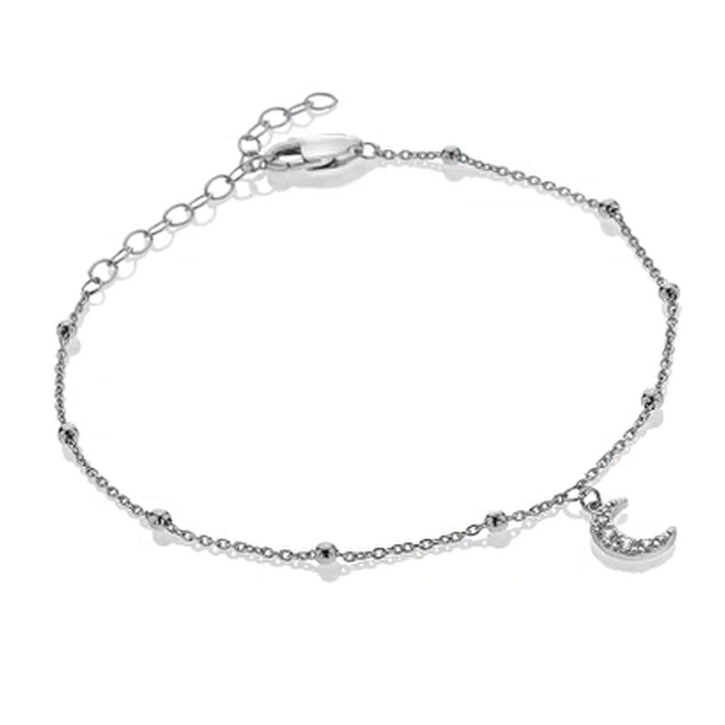 Hot Diamonds Silver Whisper Love You To The Moon and Back Bracelet