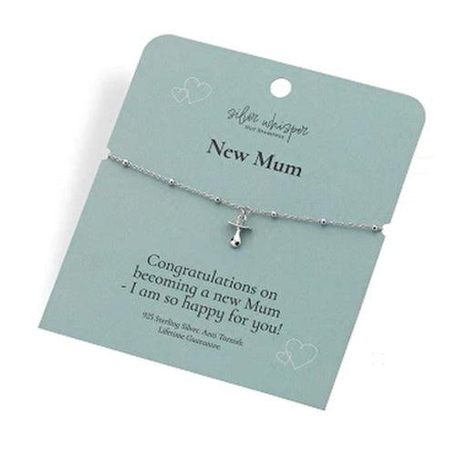 Hot Diamonds Silver Whisper New Mum Bracelet