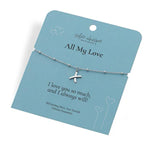 Hot Diamonds Silver Whisper Love Bracelet