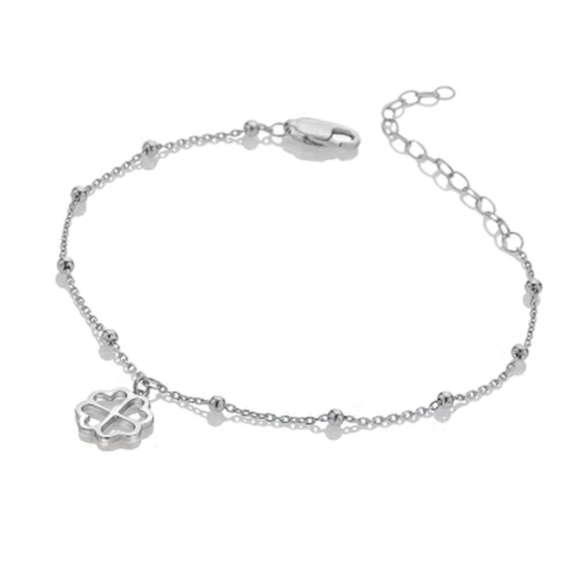 Hot Diamonds Silver Whisper Good Luck Bracelet