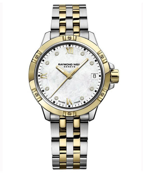 RAYMOND WEIL LADIES TANGO DIAMOND DOT MOTHER OF PEARL DIAL QUARTZ WATCH 5960-STP-00995 - Supplied By: WR Bullen Norwich