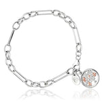 Clogau Silver Tree Of Life Figaro Bracelet XX3STLBR6