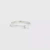 18CT WHITE GOLD 0.20CT ROUND BRILLIANT CUT DIAMOND SOLITAIRE RING