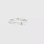 18CT WHITE GOLD 0.20CT ROUND BRILLIANT CUT DIAMOND SOLITAIRE RING