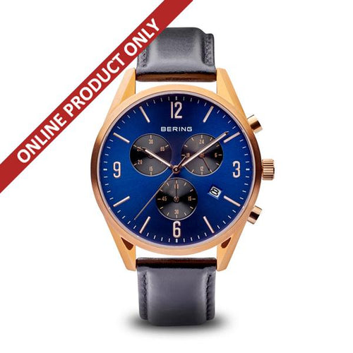Bering Gents Blue Multi-dial Watch 10542-567