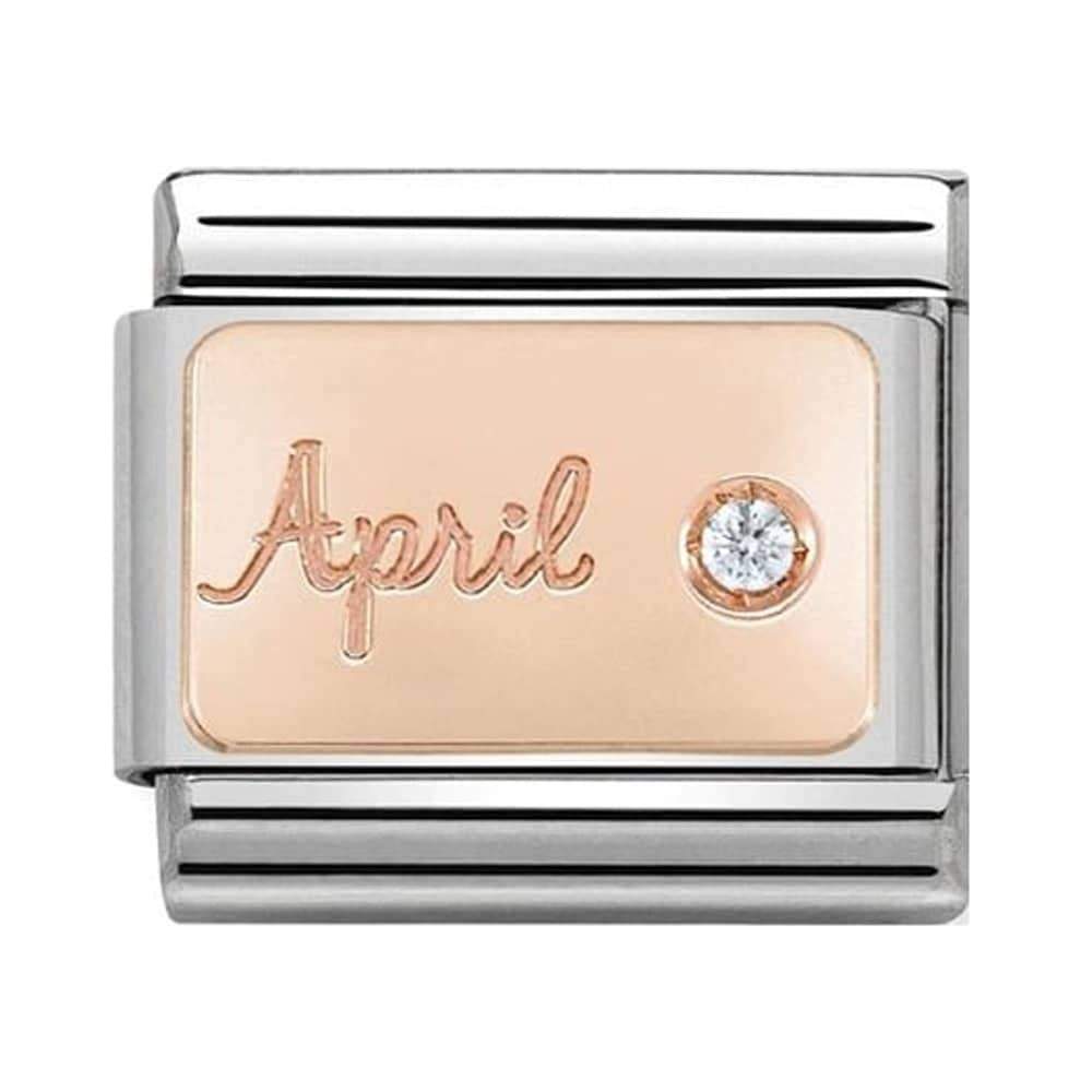 Nomination Italy Composable April Birthstone Link 430508 04 50 92 8 Hemstock s Jewellers