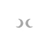 Hot Diamonds Sterling Silver Striking Crescent Stud Earrings DE553