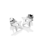 Hot Diamonds Sterling Silver Amulets Star Stud Earrings DE587