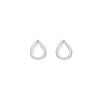 Hot Diamonds Silver Amulet Teardrop Earrings DE615