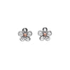 Hot Diamonds Sterling Silver Forget Me Not Stud Earrings DE618
