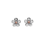 Hot Diamonds Sterling Silver Forget Me Not Stud Earrings DE618
