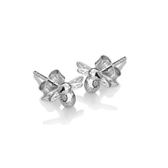 Hot Diamonds Sterling Silver Bee Stud Earrings DE638