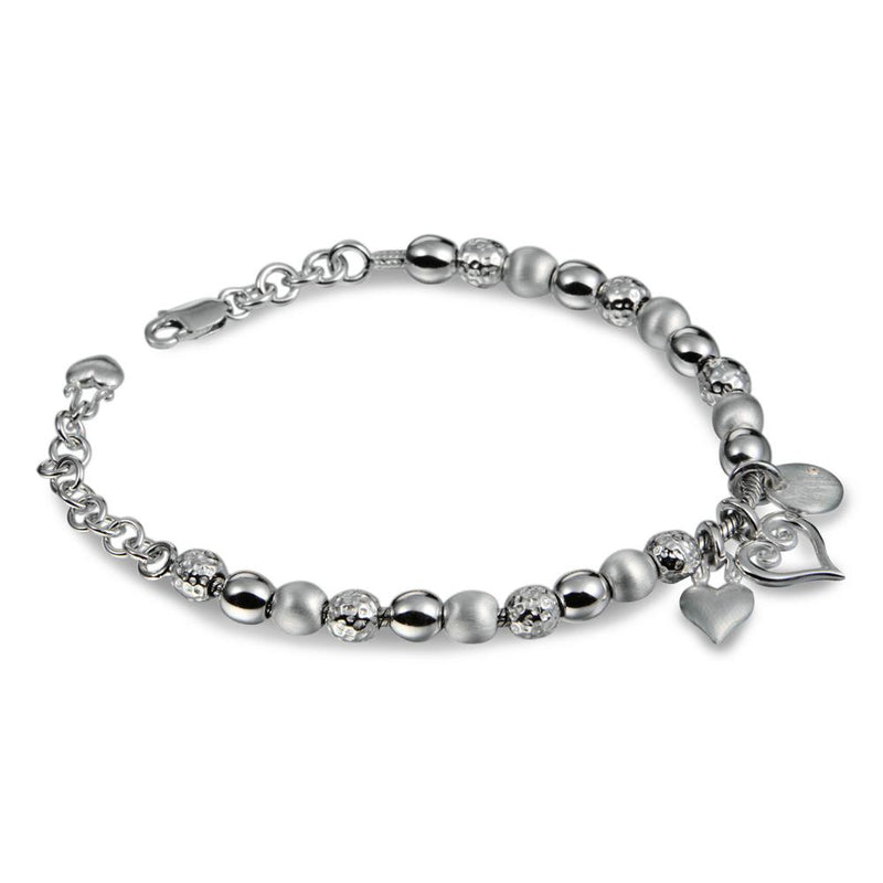 Hot Diamonds Silver Heart Mingle Bracelet DL074