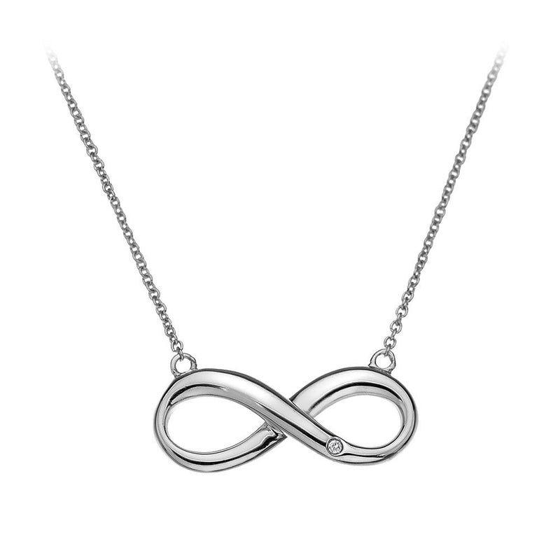 Hot Diamonds Sterling Silver Fresh Infinity Necklace DN096