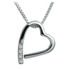 Hot Diamonds Sterling Silver Romantic Heart Pendant DP100