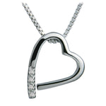 Hot Diamonds Sterling Silver Romantic Heart Pendant DP100