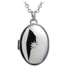 Hot Diamonds Sterling Silver Romantic Oval Locket Necklace DP143