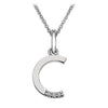 Hot Diamonds Sterling Silver Initial C Micro Pendant DP403