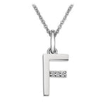 Hot Diamonds Sterling Silver Initial F Micro Pendant DP406