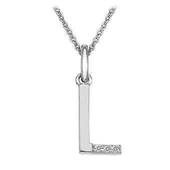 Hot Diamonds at Hemstocks Jewellers DP412 'L' Micro Pendant
