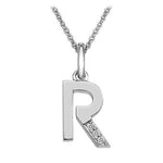 Hot Diamonds Sterling Silver Initial R Micro Pendant DP418